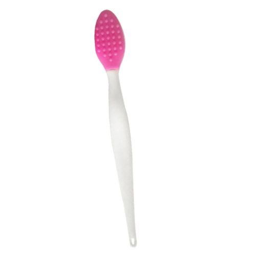 Handheld Silicone Brush Deep Pore Cleansing And Rose Red