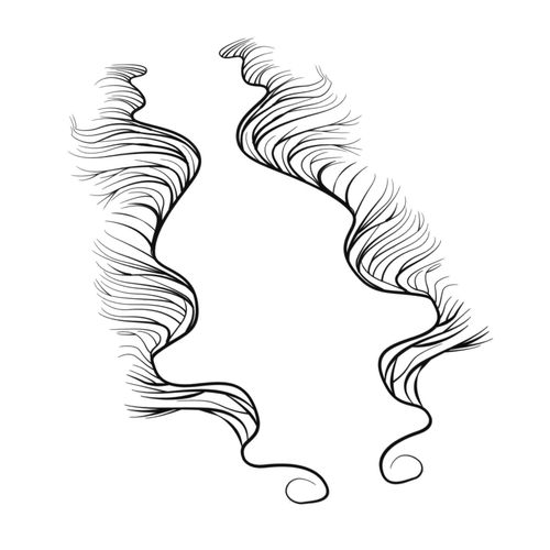 Baby Hair Tattoo Stickers DIY Hairstyling Shaping for Women Girls B
