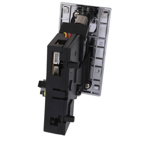 Electronic CPU Coin Acceptor Coin Selector-Silver + Black