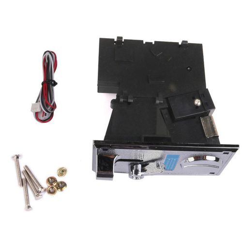 Electronic CPU Coin Acceptor Coin Selector-Silver + Black