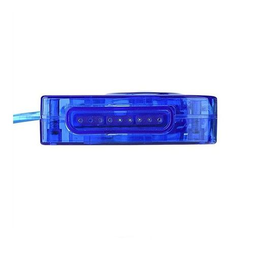 Joystick USB Dual Player Converter Adapter Cable For PS2 Gamepad Dual Playstation USB Game Controller-Blue