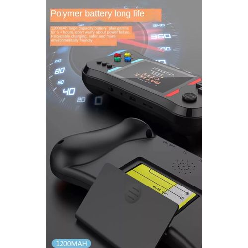 X7M Handheld Game Player 500 in 1 Game Console Built-in 500 Retro Games 3.5 inch HD Screen 1200mAh Rechargeable Gamepad