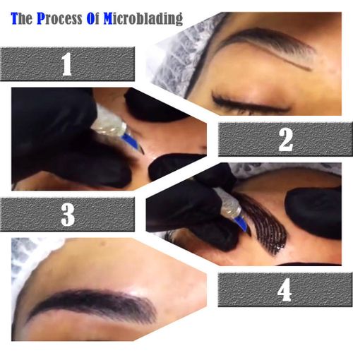 Permanent Makeup Kit Tattoo Pen Needle Practice Skin Pencil Ink Purple
