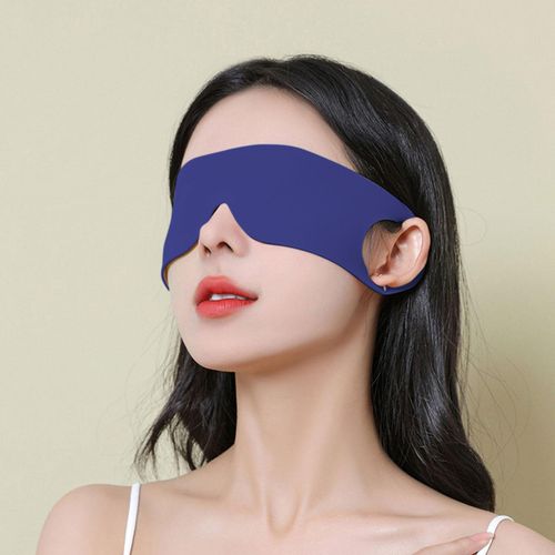Sleep  Eye Cover Soft Comfortable Blocking Light Blue