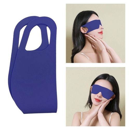 Sleep  Eye Cover Soft Comfortable Blocking Light Blue