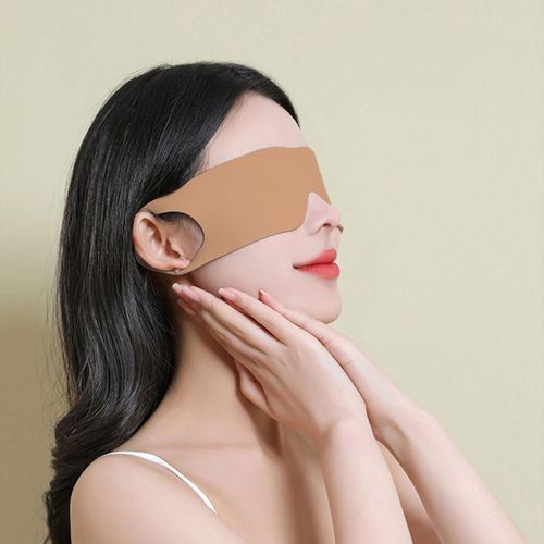 Sleep  Eye Cover Soft Comfortable Blocking Light Orange