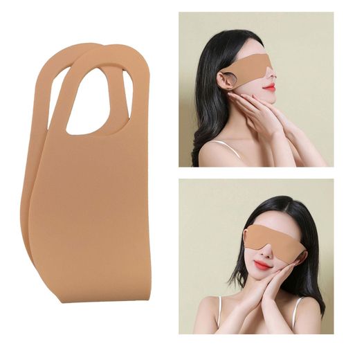 Sleep  Eye Cover Soft Comfortable Blocking Light Orange