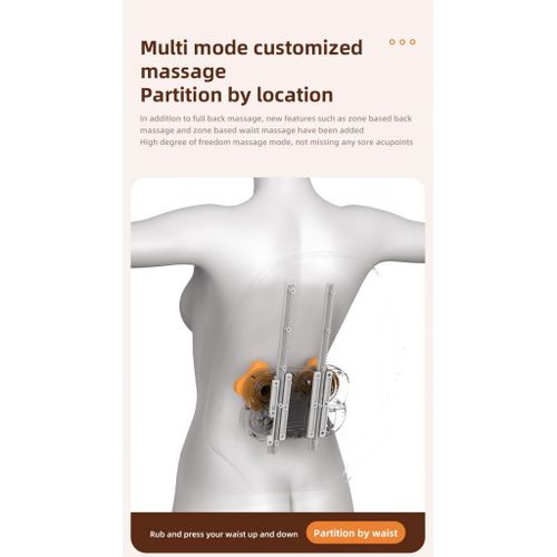 Lower Back Massager Lightweight Comfortable 3D Kneading