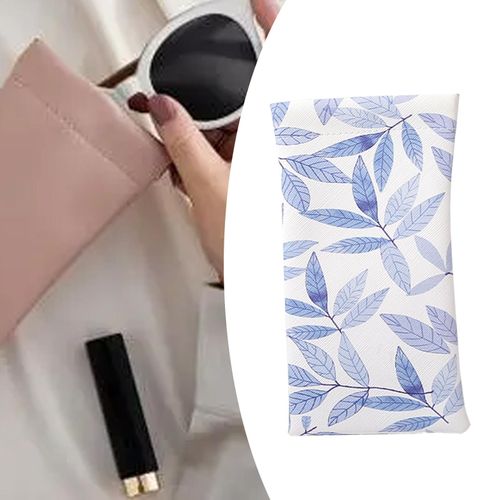 Glasses Case  Top Waterproof PU Leather Soft  A