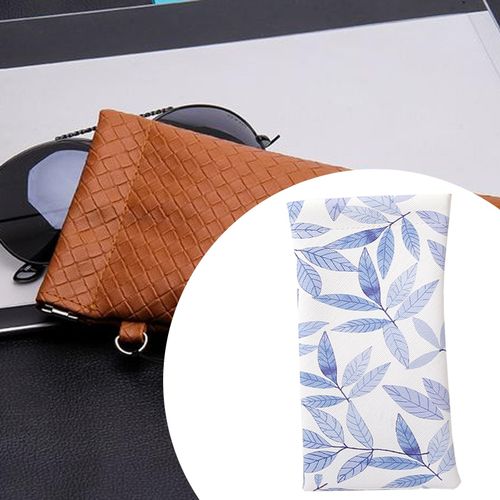 Glasses Case  Top Waterproof PU Leather Soft  A