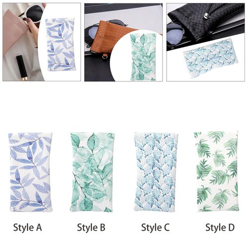 Glasses Case  Top Waterproof PU Leather Soft  A