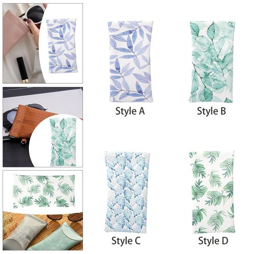 Glasses Case  Top Waterproof PU Leather Soft  A