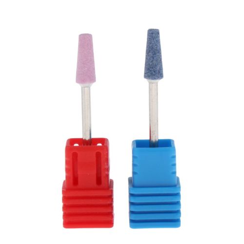 2pcs DIY Manicure Electric Polishing Head Pink