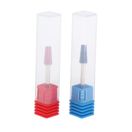 2pcs DIY Manicure Electric Polishing Head Pink