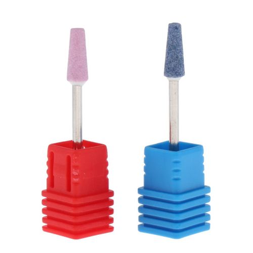 2pcs DIY Manicure Electric Polishing Head Pink