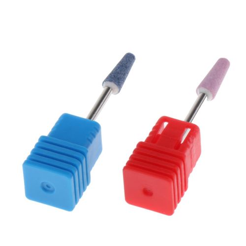 2pcs DIY Manicure Electric Polishing Head Pink