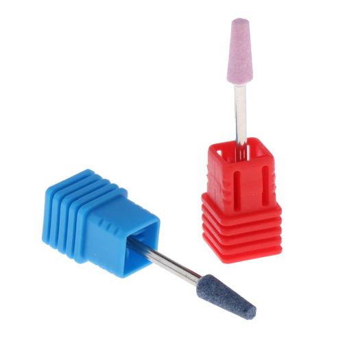 2pcs DIY Manicure Electric Polishing Head Pink