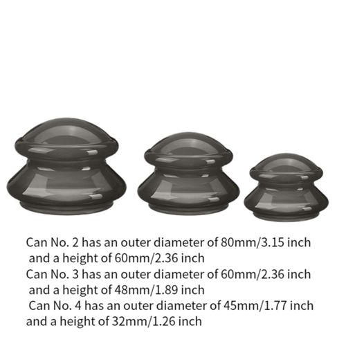 3Pcs Suction Cup Massage Cup Chinese Massage Cups For
