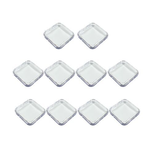 10Pcs Press On Nail Storage Box False Nail Packaging Clear