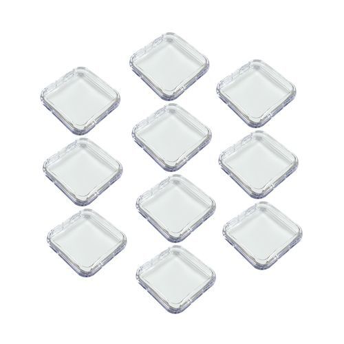 10Pcs Press On Nail Storage Box False Nail Packaging Clear