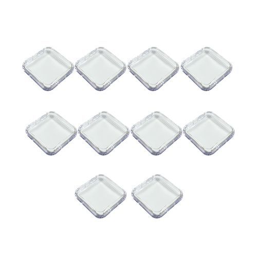 10Pcs Press On Nail Storage Box False Nail Packaging Clear