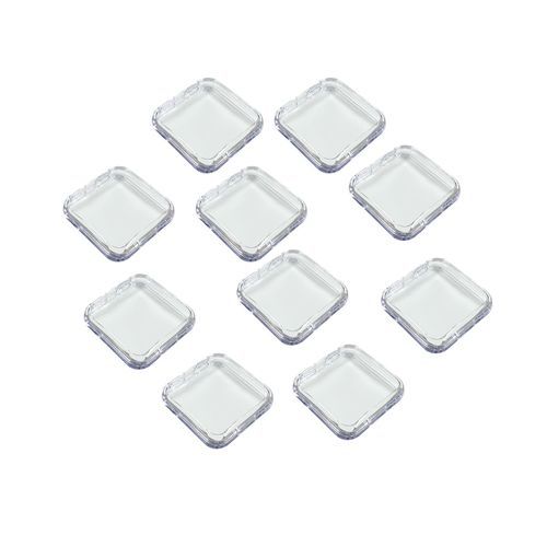 10Pcs Press On Nail Storage Box False Nail Packaging Clear