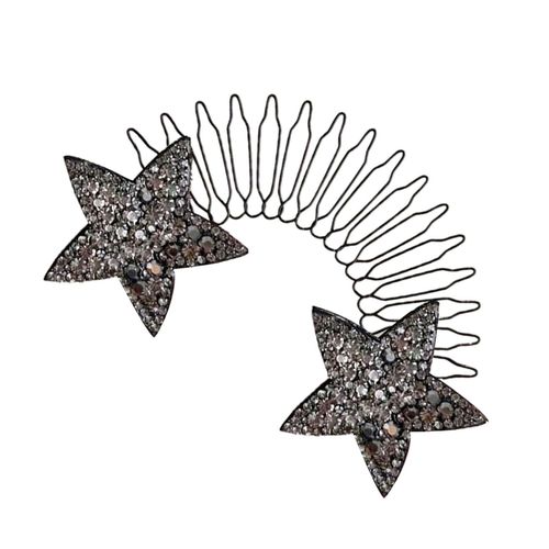 Hair Finishing Fixer Hair Comb Clip Barrettes Bride Black