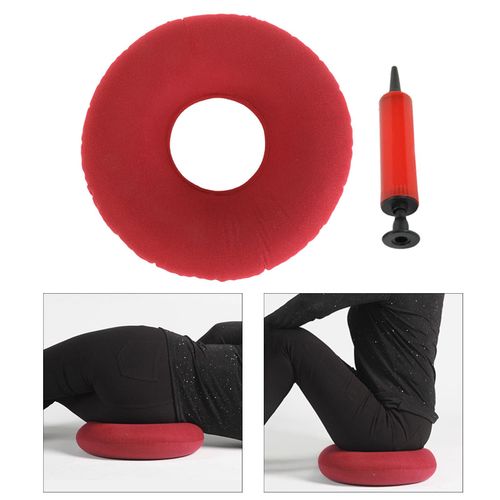 Inflatable Donut Cushion Coccyx Pressure Relief 15'' For