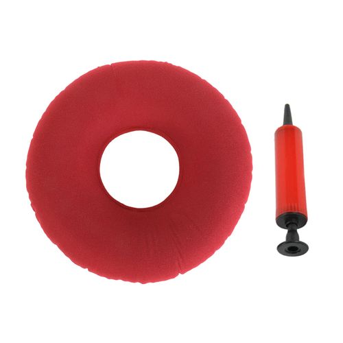 Inflatable Donut Cushion Coccyx Pressure Relief 15'' For