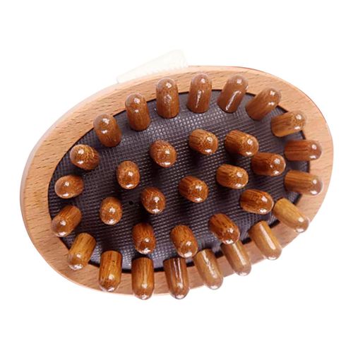 Wooden Massage Brush Portable Guasha Scraping 11x7.5cm
