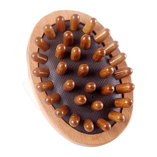 Wooden Massage Brush Portable Guasha Scraping 11x7.5cm