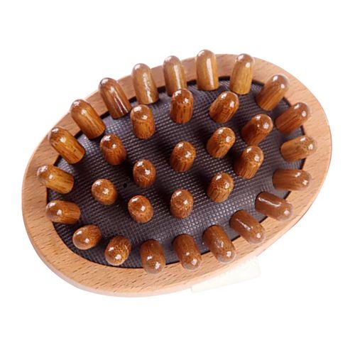 Wooden Massage Brush Portable Guasha Scraping 11x7.5cm