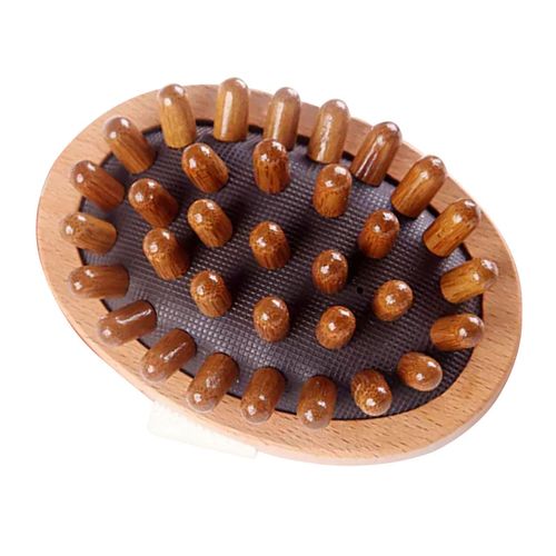 Wooden Massage Brush Portable Guasha Scraping 11x7.5cm