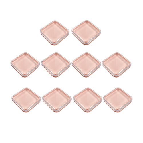 10Pcs Press On Nail Storage Box Mini False Nail Packaging Box For Pink