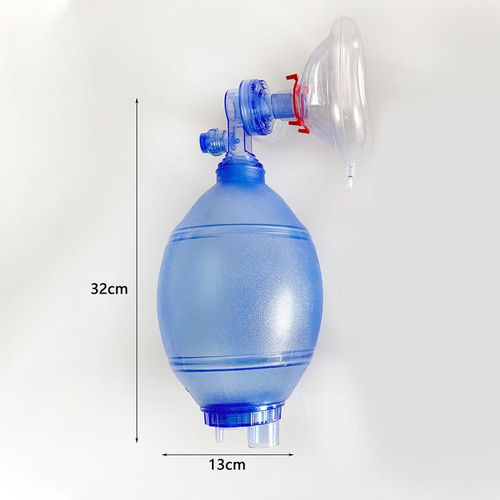 CPR Manual Tool Kit PVC Resuscitation Air Bag for First  Adult