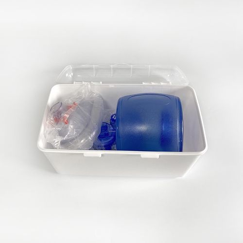 CPR Manual Tool Kit PVC Resuscitation Air Bag for First  Adult