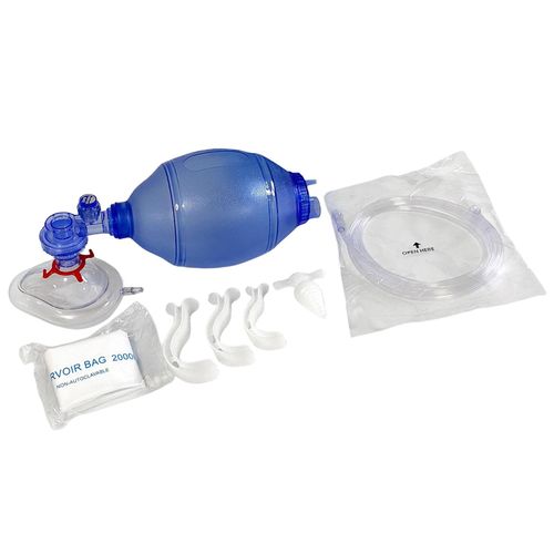 CPR Manual Tool Kit PVC Resuscitation Air Bag for First  Adult