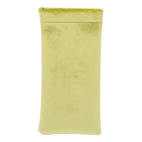 Soft Sunglasses Pouch Eyeglass Holder Storage Bag Yellow