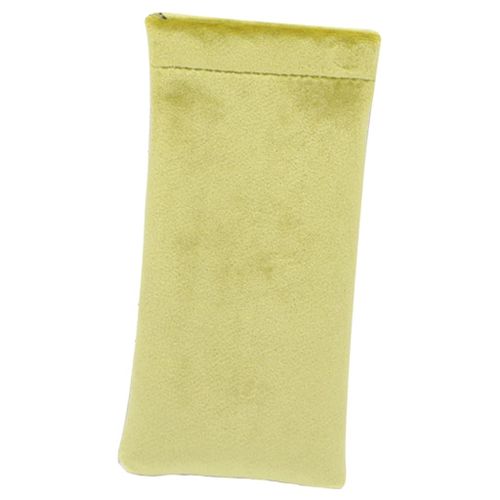 Soft Sunglasses Pouch Eyeglass Holder Storage Bag Yellow
