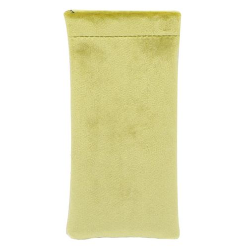 Soft Sunglasses Pouch Eyeglass Holder Storage Bag Yellow
