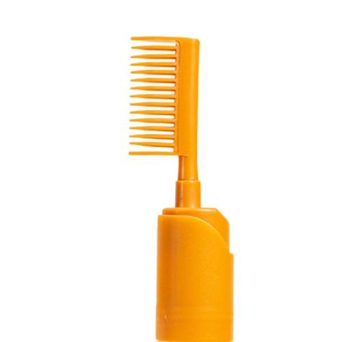 2 Pieces  Comb Applicator Bottle 120ml Hair Oil Yellow