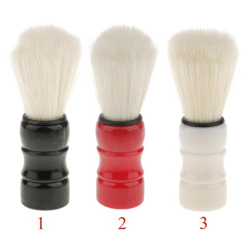 Synthetic Shaving Brush Soft Nylon Bristles Salon Home Beard Random