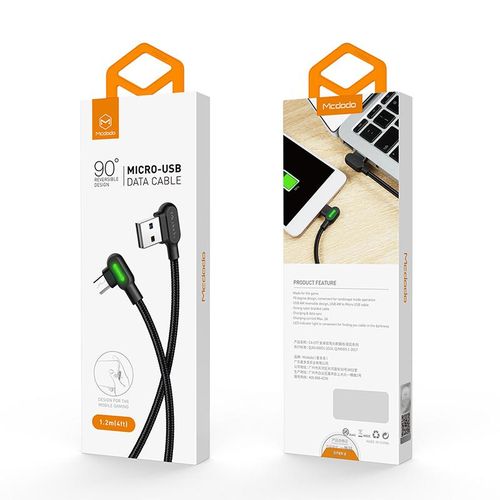 Braided Nylon Fast USB L Type Data Sync Charger Charging Cable Right