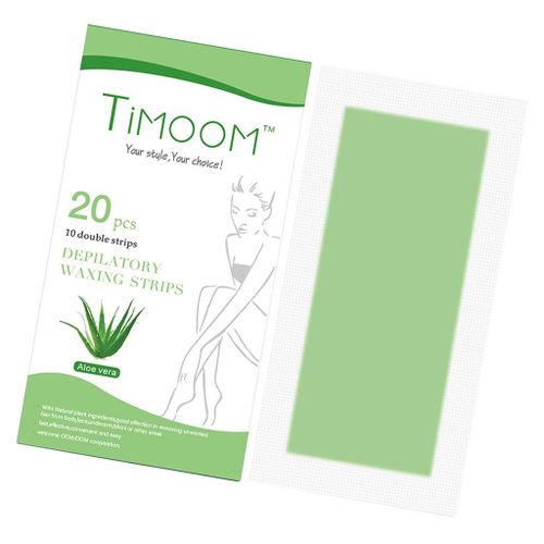 20pcs Dual-sided Depilatory Waxing Strips Cold  Aloe