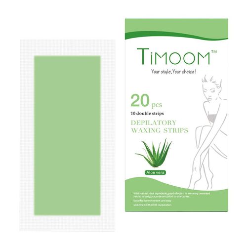 20pcs Dual-sided Depilatory Waxing Strips Cold  Aloe