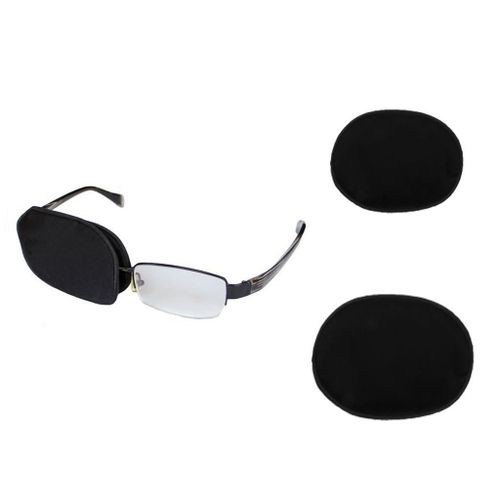 Adults Children   Glasses Patch Large Single Lazy Eye Black Adult