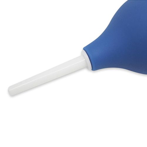 Easy Squeeze Enema Bulb Comfortable Clean Rubber Douche for 160ml Blue