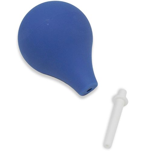 Easy Squeeze Enema Bulb Comfortable Clean Rubber Douche for 160ml Blue