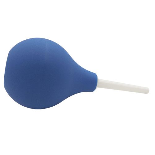 Easy Squeeze Enema Bulb Comfortable Clean Rubber Douche for 160ml Blue