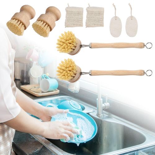 Palm Pot Brush Cleaning Pots Kitchen Sink Cleaning For